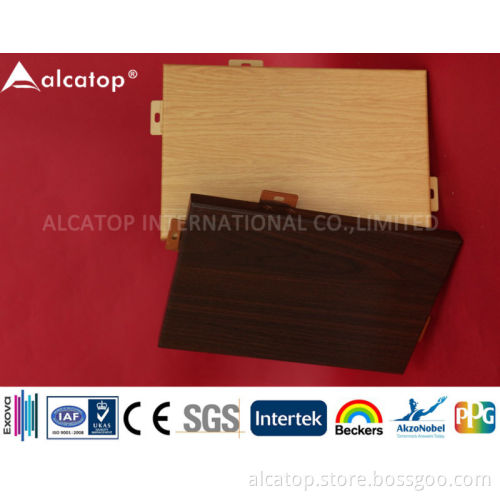 PVDF Coated Fire-retardant Wooden Aluminum Panel